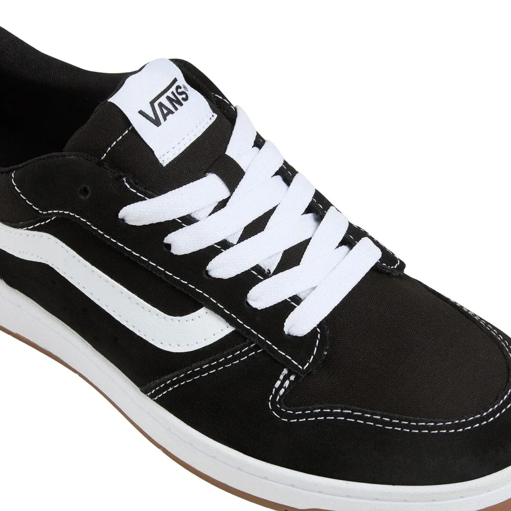 Vans Ryland LS Black/White Suede Canvas Men's Sneakers Size 12